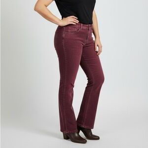 Levi's Women's Dark Red Boot Cut Jeans Corduroy Cotton Pants Casual Jeans Med.